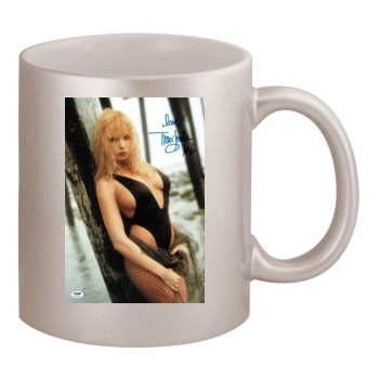 Traci Lords 11oz Metallic Silver Mug