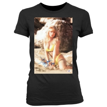 Traci Lords Women's Junior Cut Crewneck T-Shirt