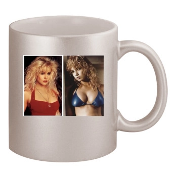 Traci Lords 11oz Metallic Silver Mug