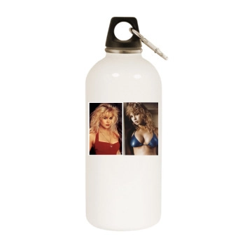 Traci Lords White Water Bottle With Carabiner