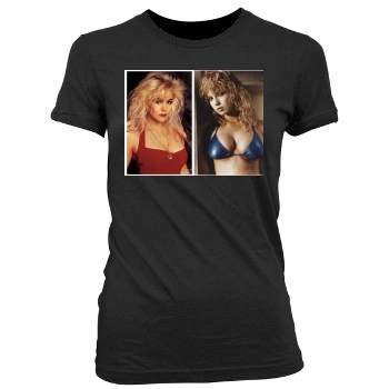 Traci Lords Women's Junior Cut Crewneck T-Shirt