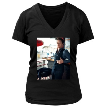 James Mcavoy Women's Deep V-Neck TShirt