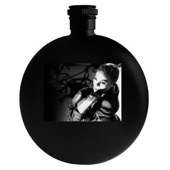 Janet Jackson Round Flask