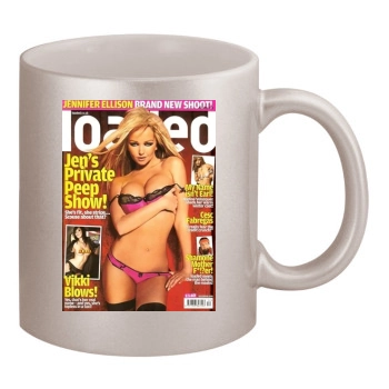 Jennifer Ellison 11oz Metallic Silver Mug