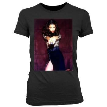 Adriana Lima Women's Junior Cut Crewneck T-Shirt