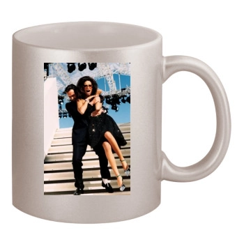 Adriana Lima 11oz Metallic Silver Mug