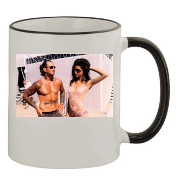 Adriana Lima 11oz Colored Rim & Handle Mug