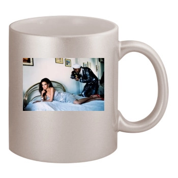 Adriana Lima 11oz Metallic Silver Mug