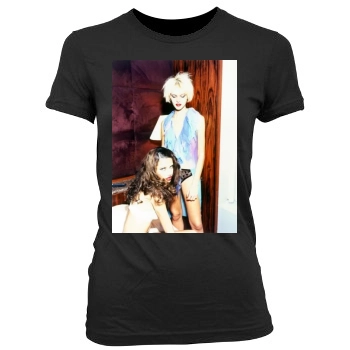 Adriana Lima Women's Junior Cut Crewneck T-Shirt