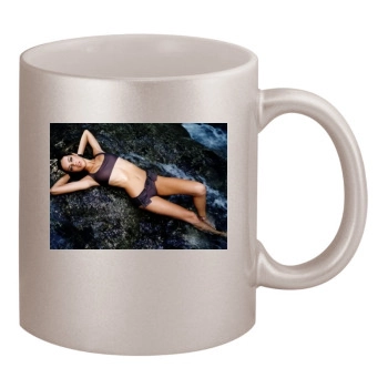 Adriana Lima 11oz Metallic Silver Mug