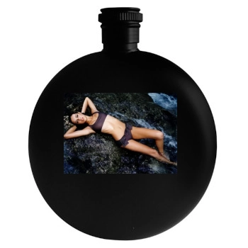 Adriana Lima Round Flask