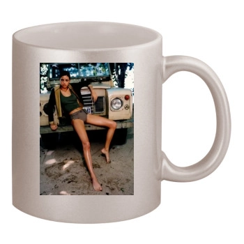 Adriana Lima 11oz Metallic Silver Mug