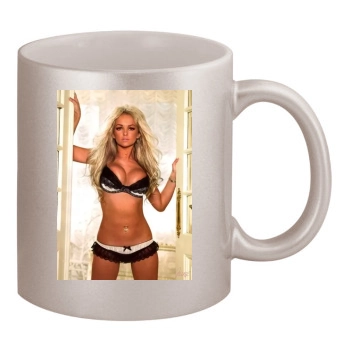 Jennifer Ellison 11oz Metallic Silver Mug