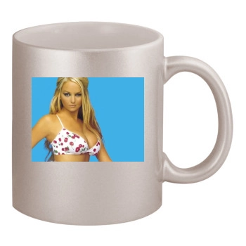 Jennifer Ellison 11oz Metallic Silver Mug