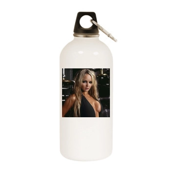 Jennifer Ellison White Water Bottle With Carabiner