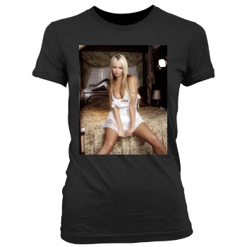 Jennifer Ellison Women's Junior Cut Crewneck T-Shirt