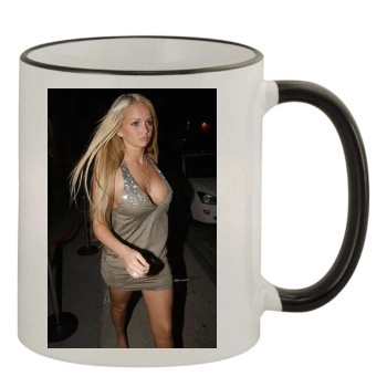 Jennifer Ellison 11oz Colored Rim & Handle Mug