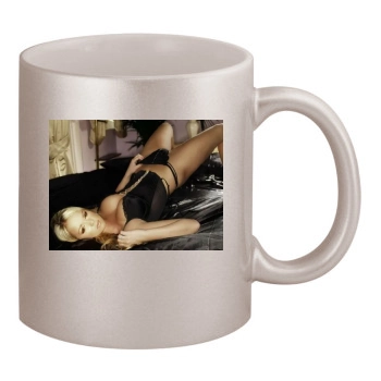 Jennifer Ellison 11oz Metallic Silver Mug