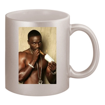 Akon 11oz Metallic Silver Mug
