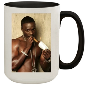Akon 15oz Colored Inner & Handle Mug