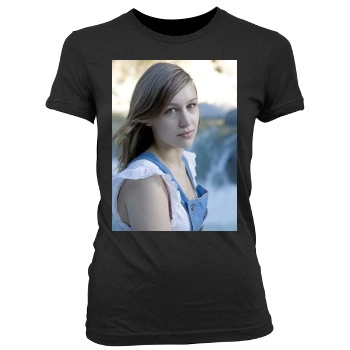 Joanna Newsom Women's Junior Cut Crewneck T-Shirt