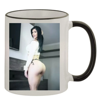 Eva Andressa 11oz Colored Rim & Handle Mug