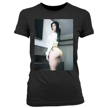 Eva Andressa Women's Junior Cut Crewneck T-Shirt