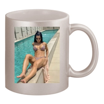 Eva Andressa 11oz Metallic Silver Mug