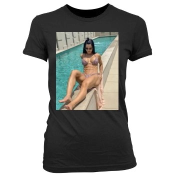 Eva Andressa Women's Junior Cut Crewneck T-Shirt