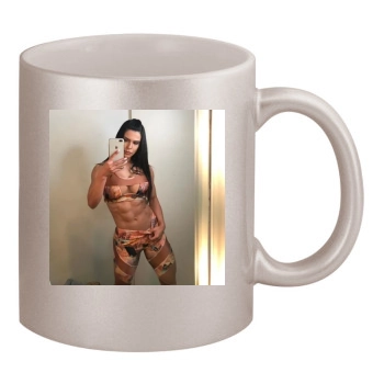 Eva Andressa 11oz Metallic Silver Mug