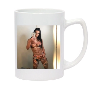 Eva Andressa 14oz White Statesman Mug