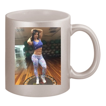 Eva Andressa 11oz Metallic Silver Mug