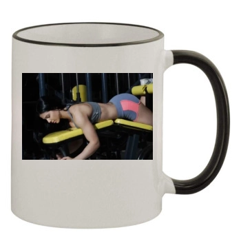 Eva Andressa 11oz Colored Rim & Handle Mug