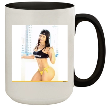 Eva Andressa 15oz Colored Inner & Handle Mug