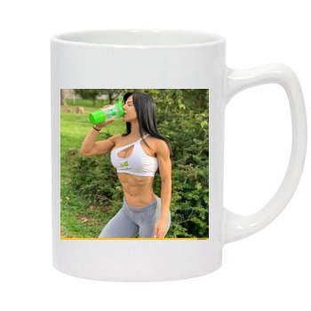 Eva Andressa 14oz White Statesman Mug