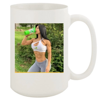 Eva Andressa 15oz White Mug