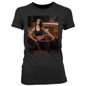 Eva Andressa Women's Junior Cut Crewneck T-Shirt