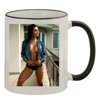 Eva Andressa 11oz Colored Rim & Handle Mug