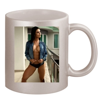 Eva Andressa 11oz Metallic Silver Mug