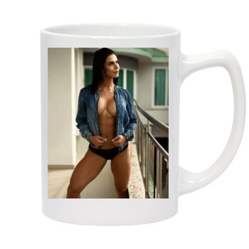 Eva Andressa 14oz White Statesman Mug