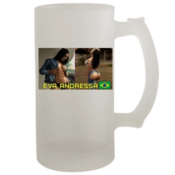 Eva Andressa 16oz Frosted Beer Stein