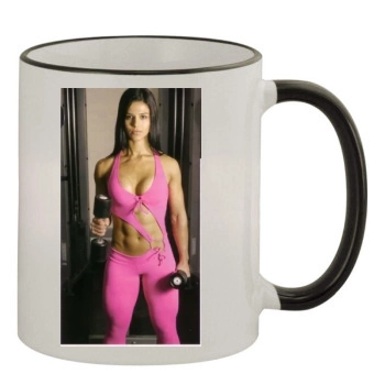 Eva Andressa 11oz Colored Rim & Handle Mug