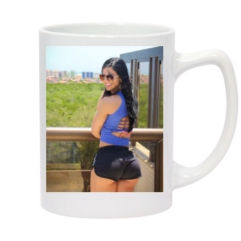 Eva Andressa 14oz White Statesman Mug