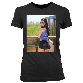 Eva Andressa Women's Junior Cut Crewneck T-Shirt