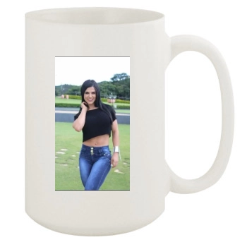 Eva Andressa 15oz White Mug