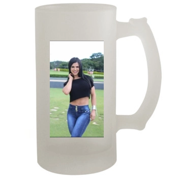 Eva Andressa 16oz Frosted Beer Stein