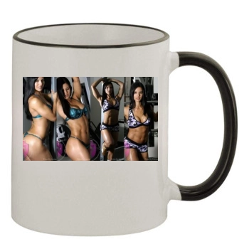 Eva Andressa 11oz Colored Rim & Handle Mug