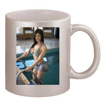 Eva Andressa 11oz Metallic Silver Mug