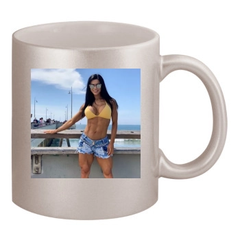 Eva Andressa 11oz Metallic Silver Mug