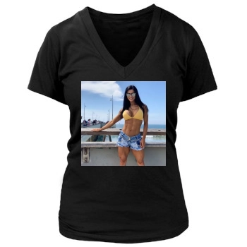 Eva Andressa Women's Deep V-Neck TShirt